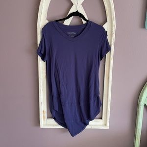 Navy blue nursing T-shirt